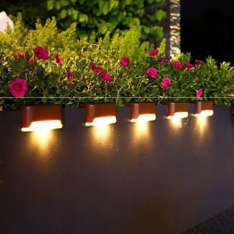 Luz Solar de Degrau LED – À Prova d'Água – Para Escadas, Deck e Jardim - Lumen