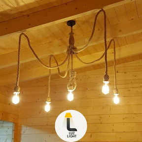 Pendente de Corda Vintage Retro - Edison