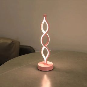 Luminária De Mesa Abajur spiral duplo