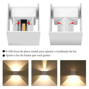 Arandela Externa com Regulagem - glow