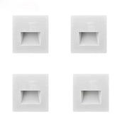 Arandela LED Embutida para Degrau de Escada com Sensor de Presença - STE
