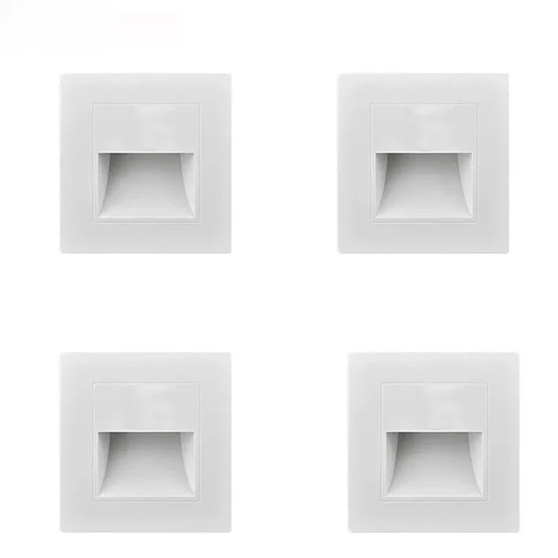 Arandela LED Embutida para Degrau de Escada com Sensor de Presença - STE