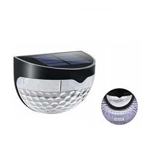 Arandela Solar – Decorativa Ondulada para Áreas Externas - Lumen