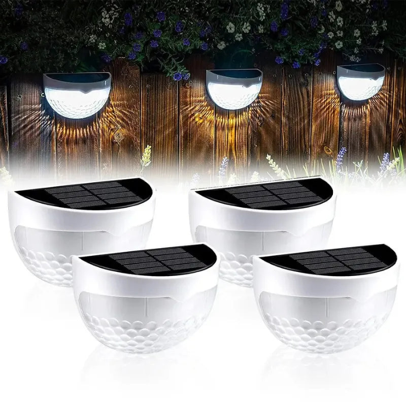 Arandela Solar – Decorativa Ondulada para Áreas Externas - Lumen