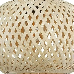 Arandela de Bambu com fio e tomada - Sconce