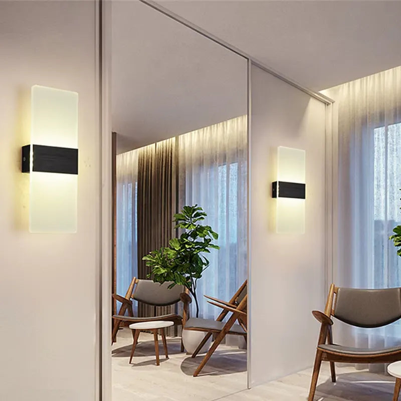 Arandela de Parede Sem fio LED Nordic Sconce – Sensor de Movimento e Toque, Recarregável  USB