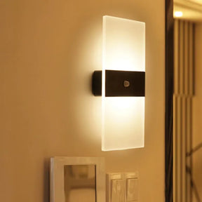 Arandela de Parede Sem fio LED Nordic Sconce – Sensor de Movimento e Toque, Recarregável  USB