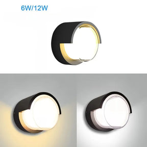 Arandela de Parede com Sensor de Presença – 6W/12W – Uso Interno e Externo - Shade