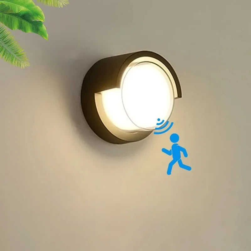 Arandela de Parede com Sensor de Presença – 6W/12W – Uso Interno e Externo - Shade