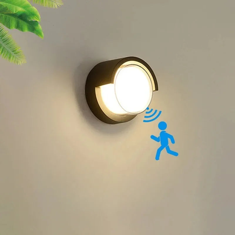 Arandela de Parede com Sensor de Presença – 6W/12W – Uso Interno e Externo - Shade