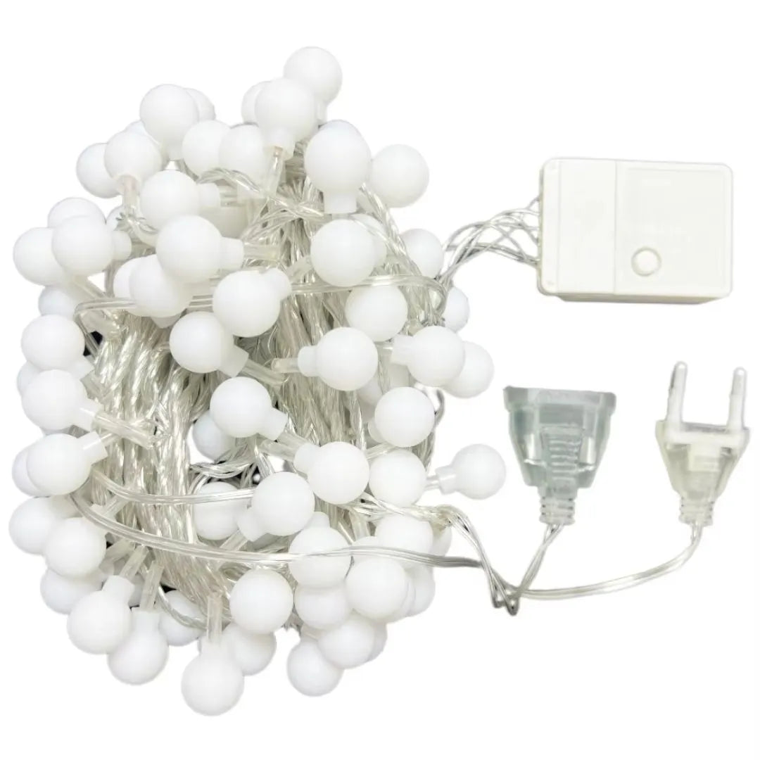 Cordão de Luz Decorativo Natal Lâmpadas - LED Tomada