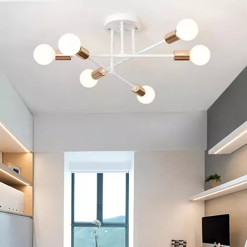 Lustre de teto - Nordic home - Branco