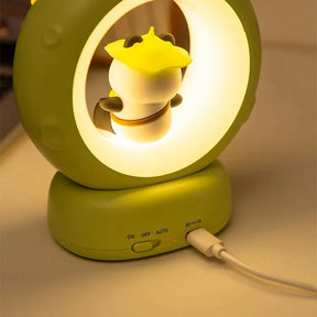 Luminária De Mesa Abajur astronauta -  Recarregável - USB