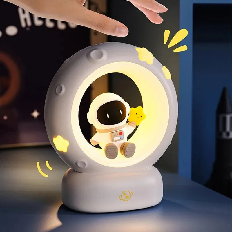 Luminária De Mesa Abajur astronauta -  Recarregável - USB