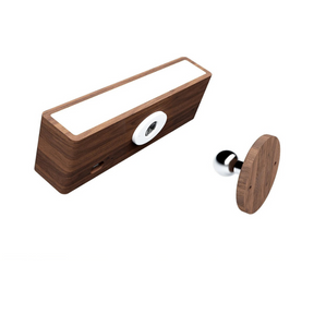 Luminária De Parede Arandela Sem Fio Rotativa WoodMag