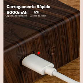 Luminária Arandela de Parede Touch Recarregável  e Controle Remoto – 3 Cores