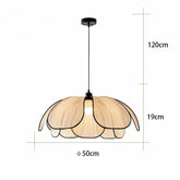Lustre Pendente de Teto - lótus Floral