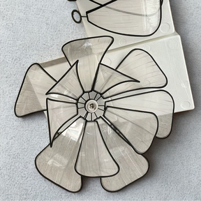 Lustre Pendente de Teto - lótus Floral