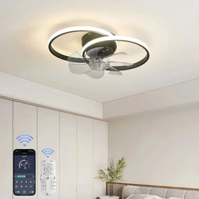 Ventilador de Teto Inteligente com Luminária e controle remoto -  FAN