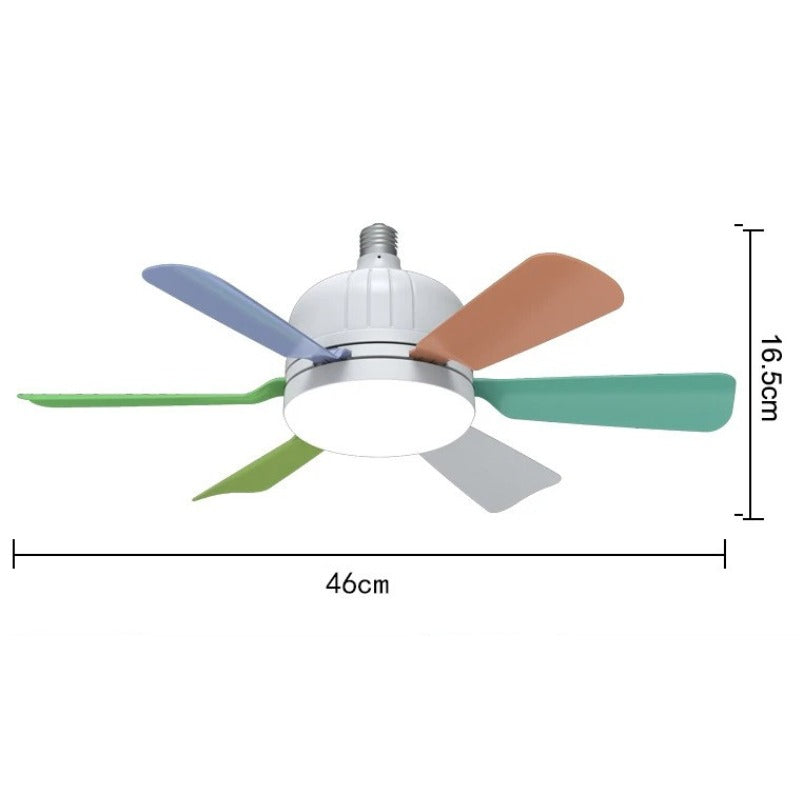 Luminária com ventilador e controle remoto - 40W - billa