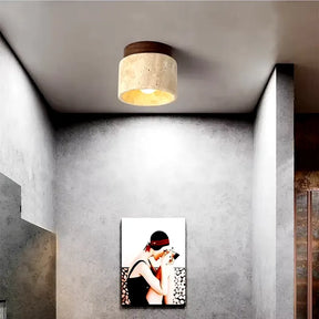 Luminária de Teto mármore - Flush Fixture