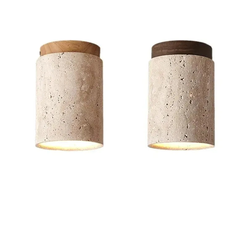 Luminária de Teto mármore - Flush Fixture