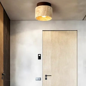 Luminária de Teto mármore - Flush Fixture
