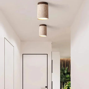 Luminária de Teto mármore - Flush Fixture