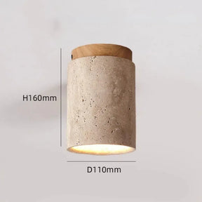 Luminária de Teto mármore - Flush Fixture