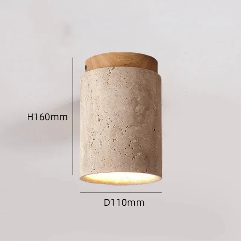 Luminária de Teto mármore - Flush Fixture