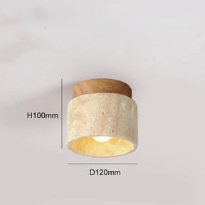 Luminária de Teto mármore - Flush Fixture