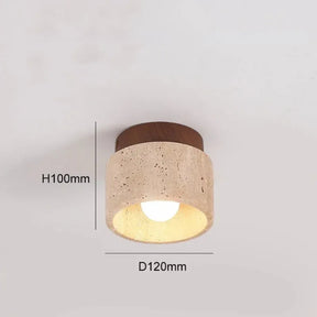 Luminária de Teto mármore - Flush Fixture