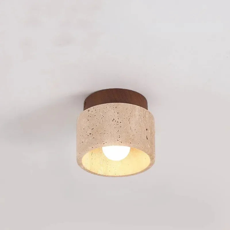 Luminária de Teto mármore - Flush Fixture