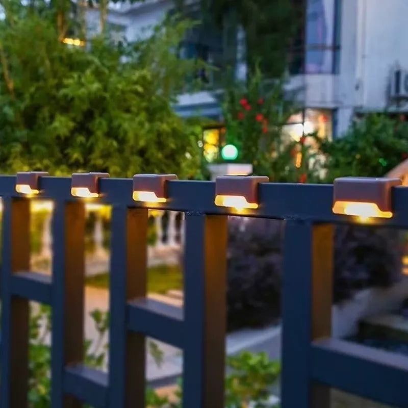 Luz Solar de Degrau LED – À Prova d'Água – Para Escadas, Deck e Jardim - Lumen