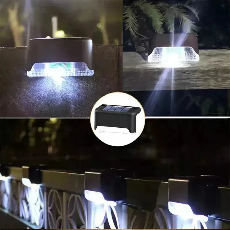 Luz Solar de Degrau LED – À Prova d'Água – Para Escadas, Deck e Jardim - Lumen