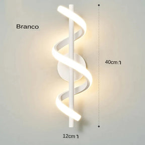 Arandela de Parede Spiral - Interna