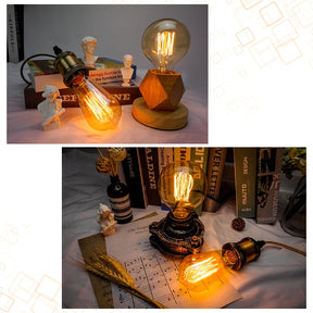 Kit com 6 Lâmpadas para Lustre Retro Edison Bulbo