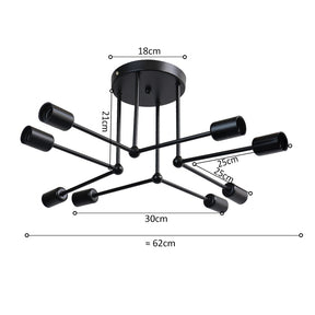 Lustre de Teto - Nordic Home - 6 e 8 Soquetes