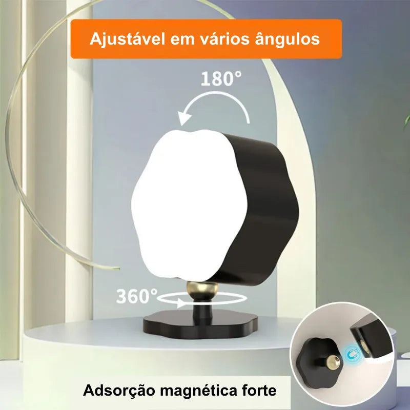 Luminária de parede sem fio USB - com controle remoto