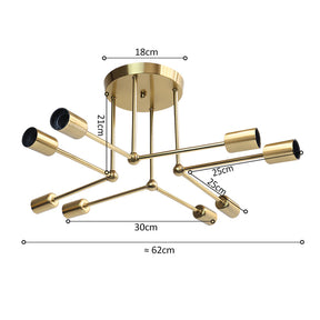 Lustre de Teto - Nordic Home - 6 e 8 Soquetes
