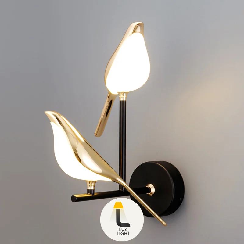 Arandela  Minimalista Pássaro - LED