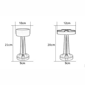 Abajur De Mesa Sem Fio Torre Recarregável - Touch