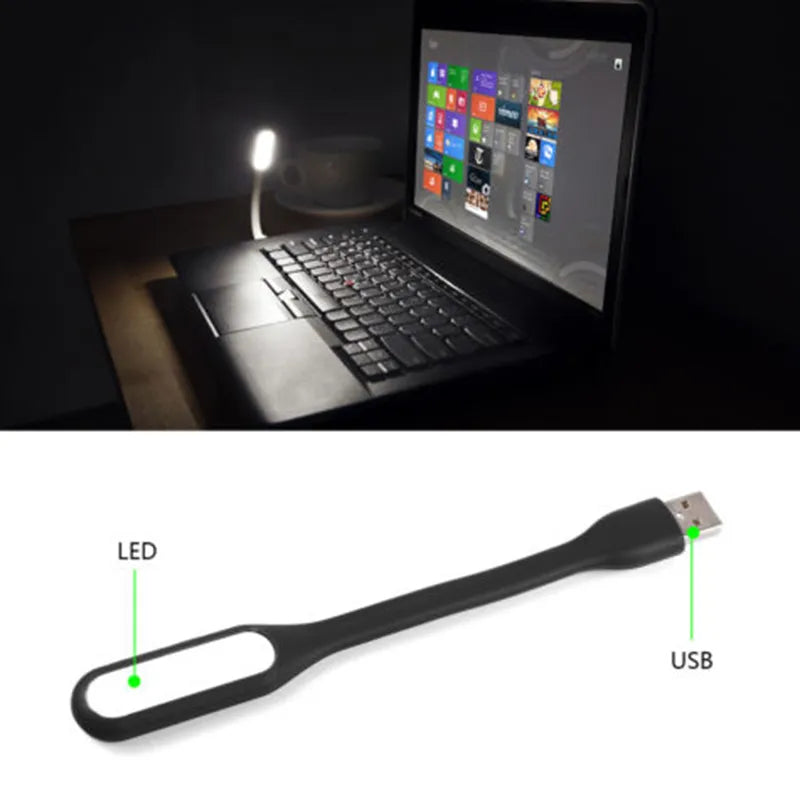 Compre 1 Leve 2 Luminária Portátil USB LED Mini Livro Luz de Leitura